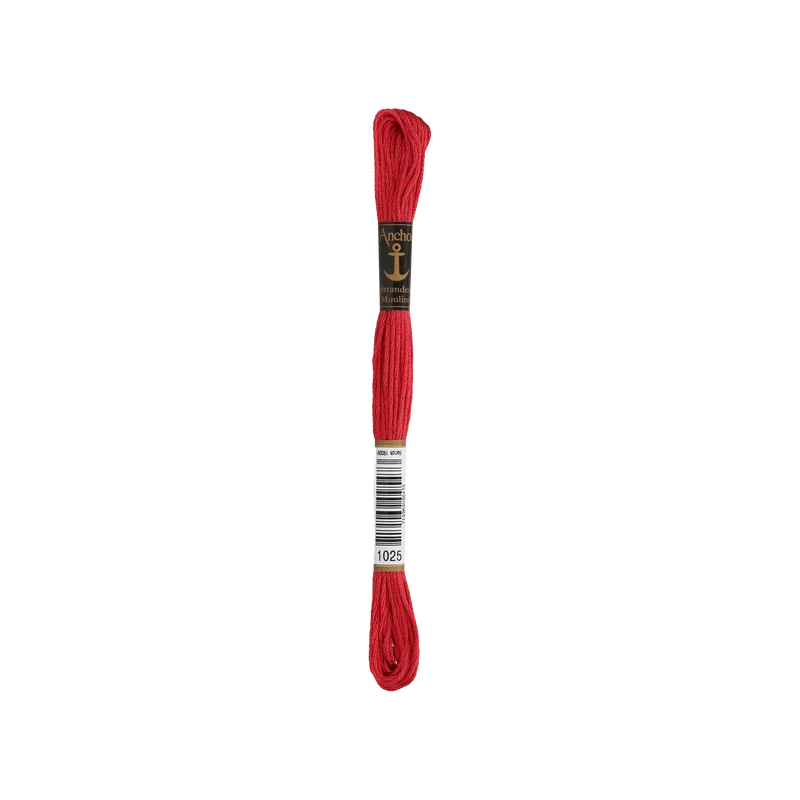 Sticktwist 8m - ORANGEROT MITTEL