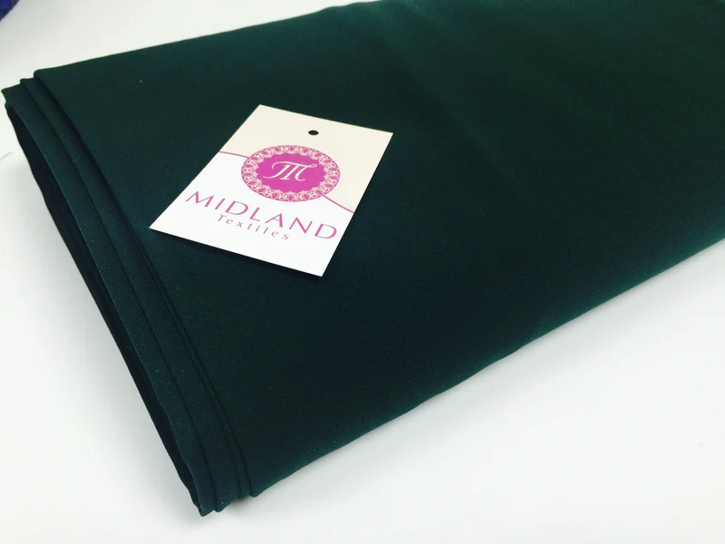 Plain Poly Moss Crepe Georgette Fabric 58" Wide | Multi-Colour | M420