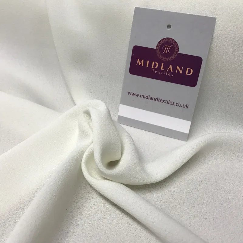 Plain Poly Moss Crepe Georgette Fabric 58" Wide | Multi-Colour | M420