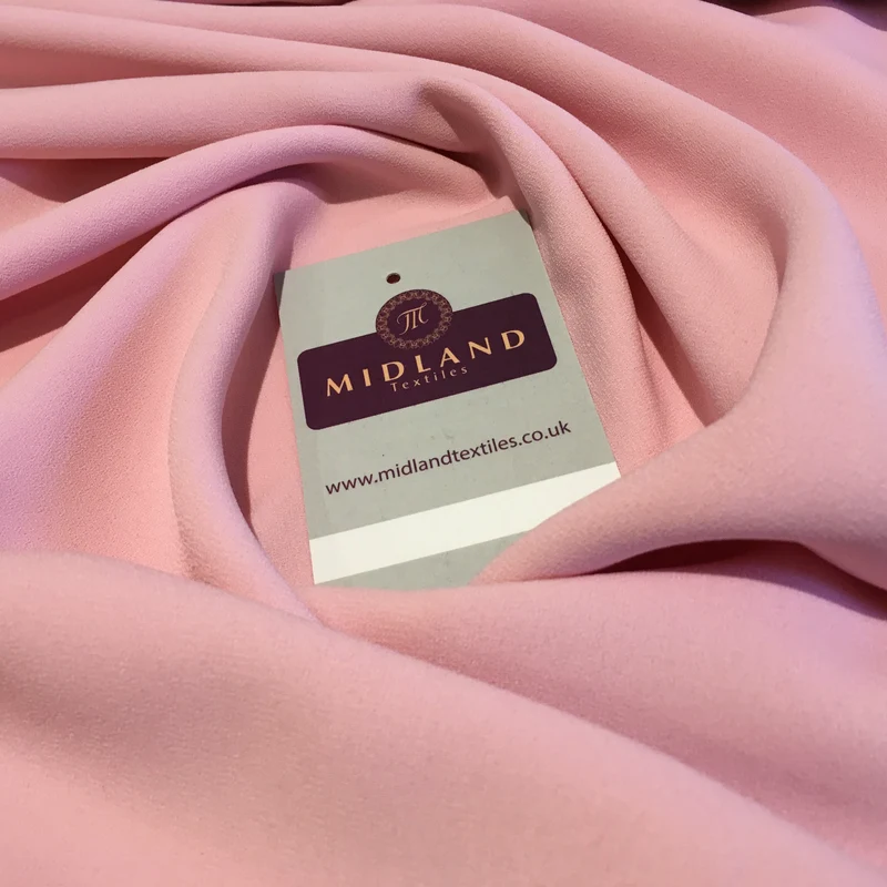 Plain Poly Moss Crepe Georgette Fabric 58" Wide | Multi-Colour | M420