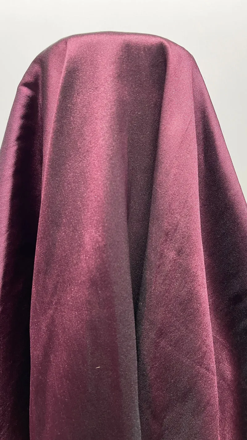 Plain Polyester Faux Silk Taffeta dress craft fabric 142cm wide M2135