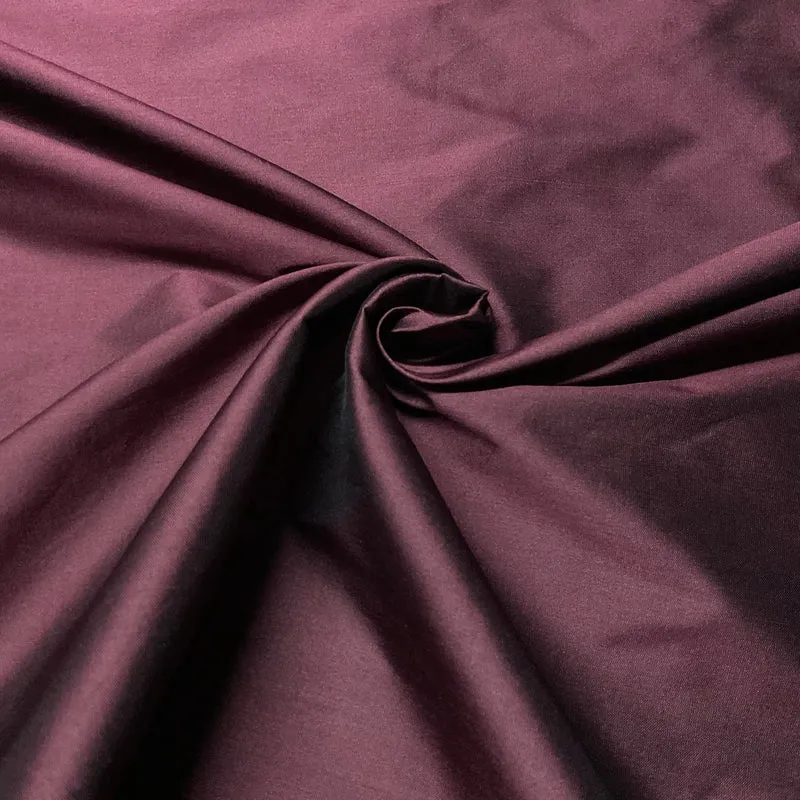 Plain Polyester Faux Silk Taffeta dress craft fabric 142cm wide M2135