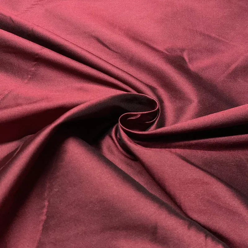 Plain Polyester Faux Silk Taffeta dress craft fabric 142cm wide M2135