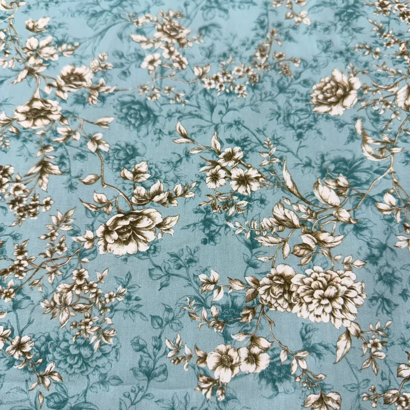 Graceful Meadow Cotton Poplin Print Fabric – 100% Cotton - 147cm Wide - M2132