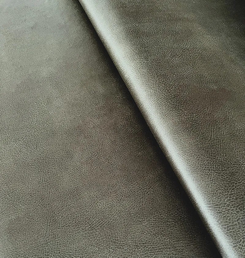 Recycling Leder - oliv