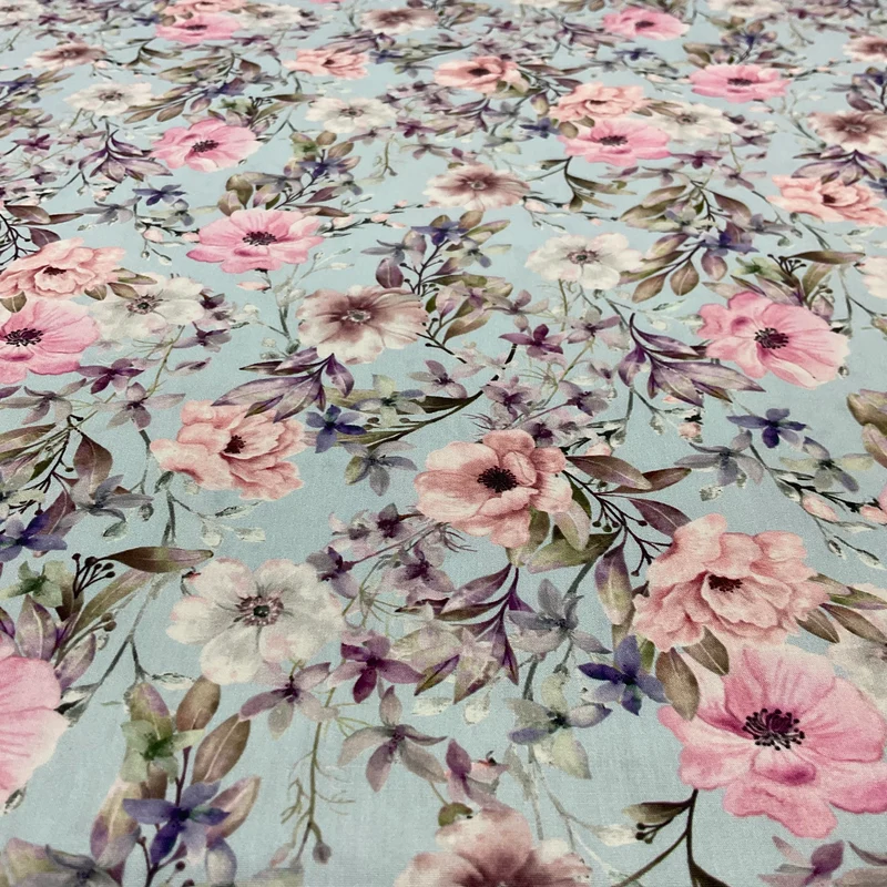 Soft Palette Floral Cotton Print Fabric – 100% Cotton - 147cm Wide - M2119