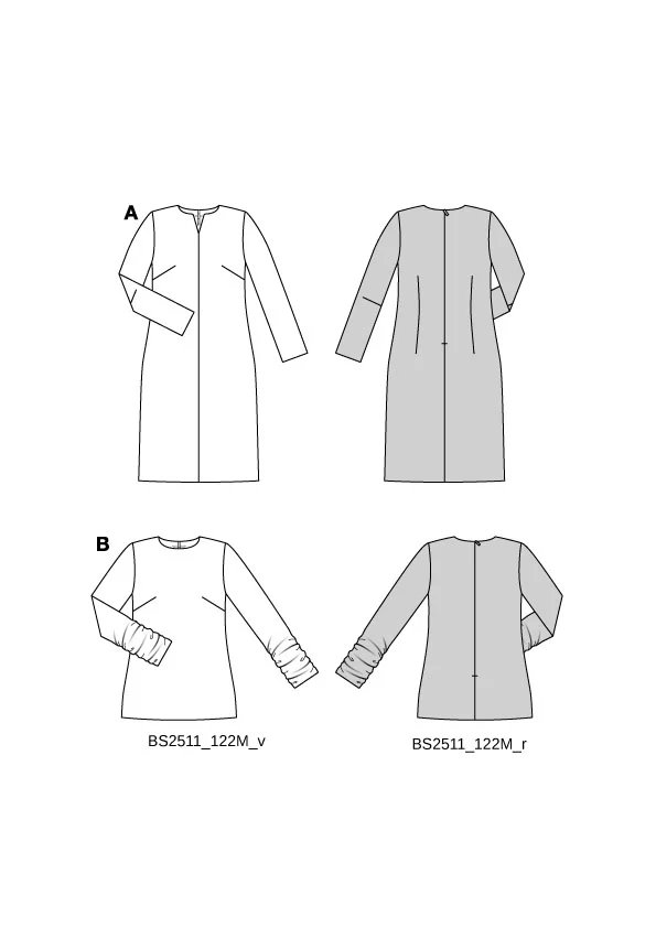 5606 - Kleid & Shirt