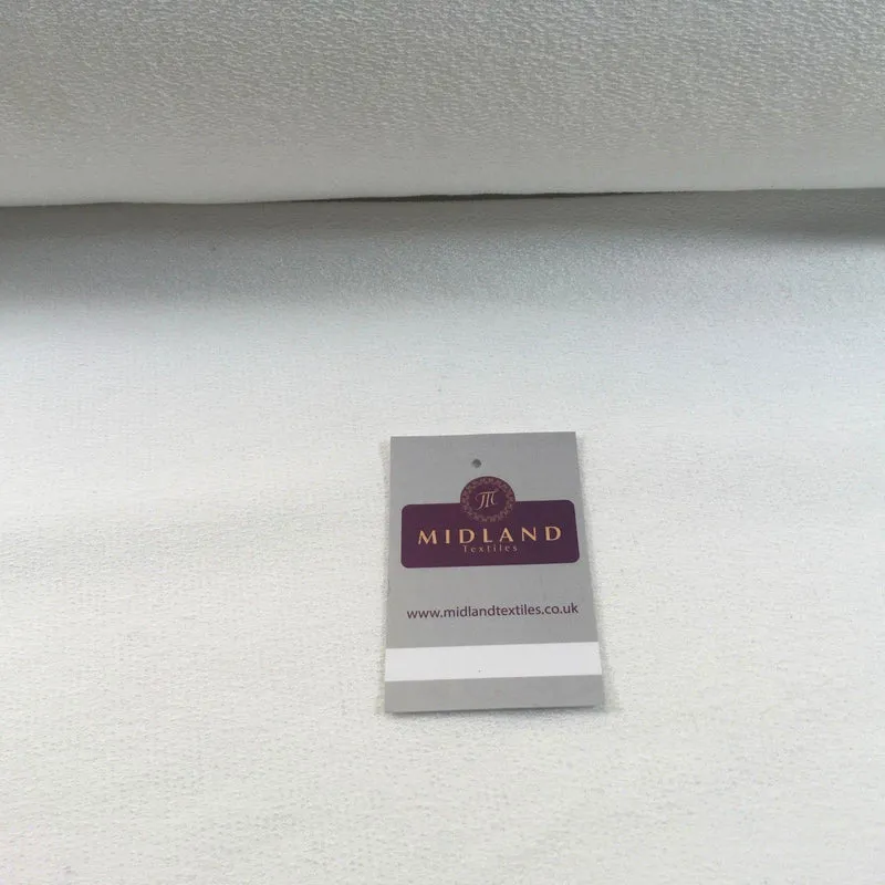 White Textured Woven Polyester Dress Fabric 58" M720-62