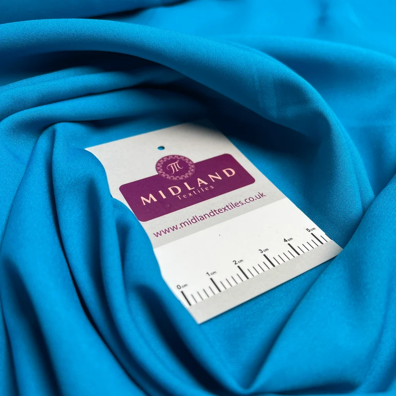 Indian Colours Plain Soft Lightweight Lining 100% Polyester Crepe Fabric 100 cm Wide MR865 Mtex