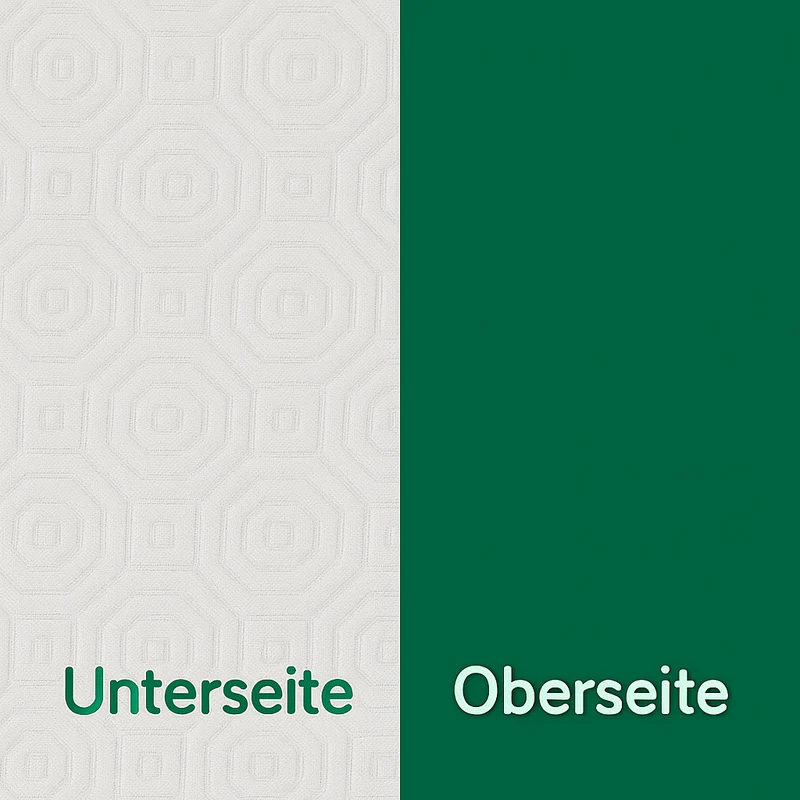Tischpolster poker grün eckig