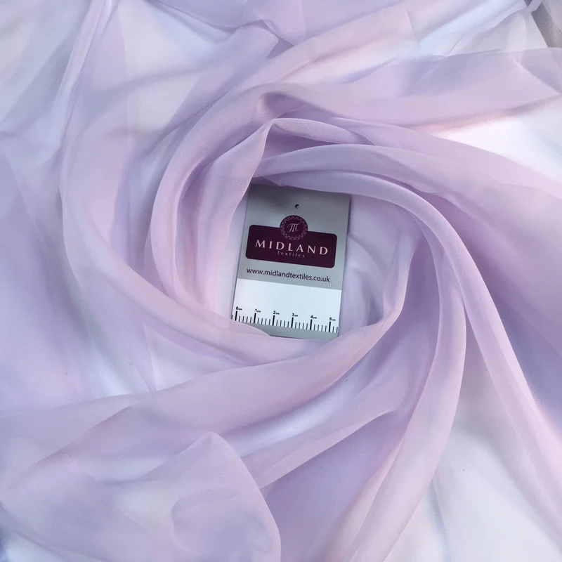 Plain Georgette Chiffon Lightweight sheer Fabric 150 cm M687 Mtex