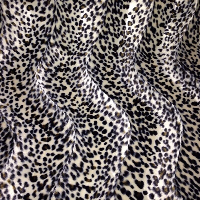 Animal Print Velboa Faux Fur Fabric - 60" Wide - Craft & Soft Toy Material - M220