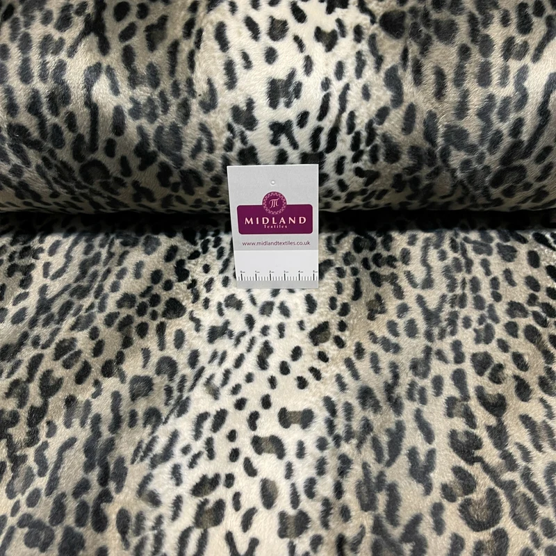 Animal Print Velboa Faux Fur Fabric - 60" Wide - Craft & Soft Toy Material - M220