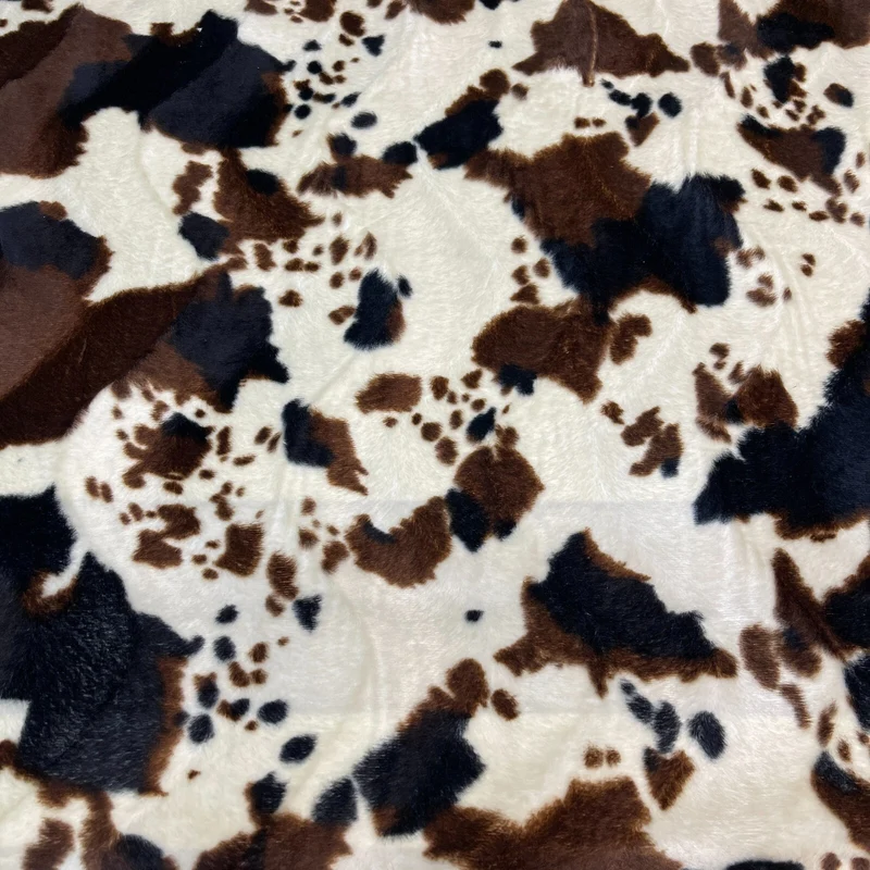 Animal Print Velboa Faux Fur Fabric - 60" Wide - Craft & Soft Toy Material - M220