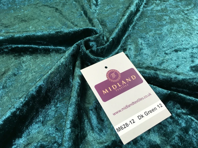 Crushed Velvet Fabric - Stretch Velour Material - 58" Wide - M628