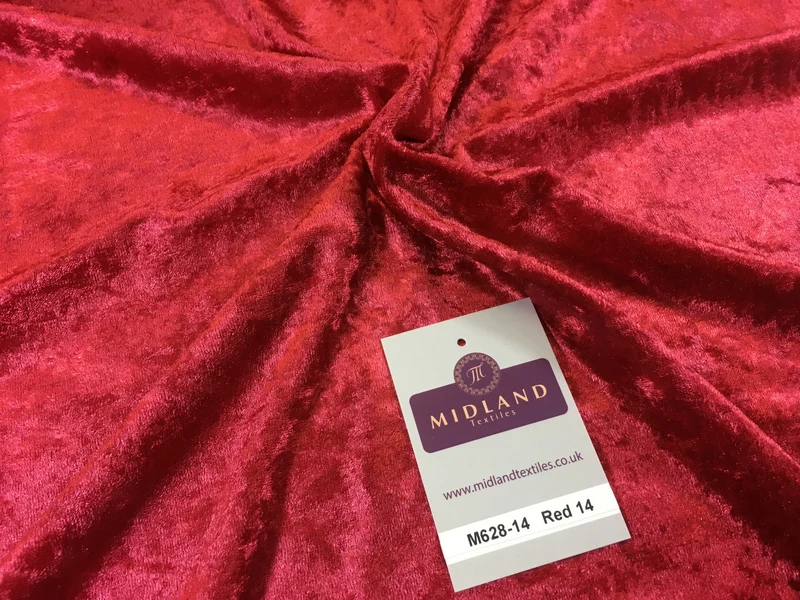 Crushed Velvet Fabric - Stretch Velour Material - 58" Wide - M628