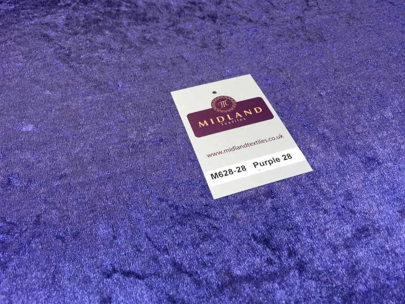 Crushed Velvet Fabric - Stretch Velour Material - 58" Wide - M628