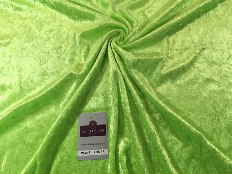Crushed Velvet Fabric - Stretch Velour Material - 58" Wide - M628