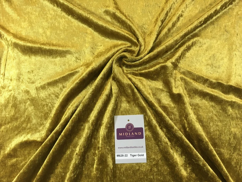 Crushed Velvet Fabric - Stretch Velour Material - 58" Wide - M628