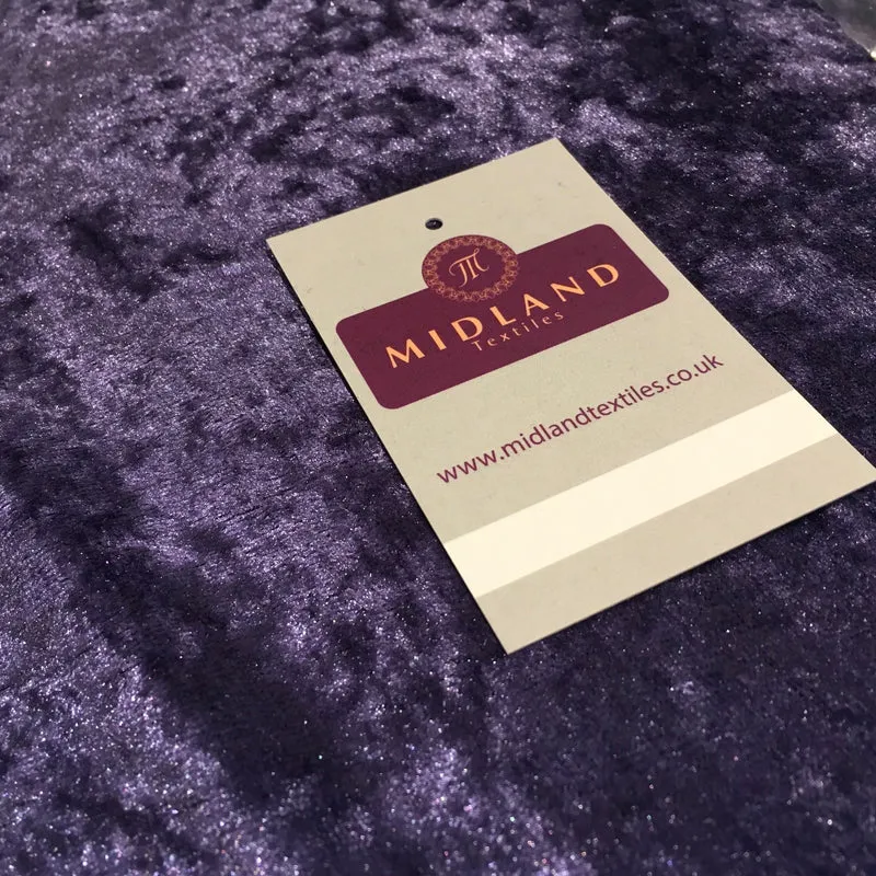 Crushed Velvet Fabric - Stretch Velour Material - 58" Wide - M628