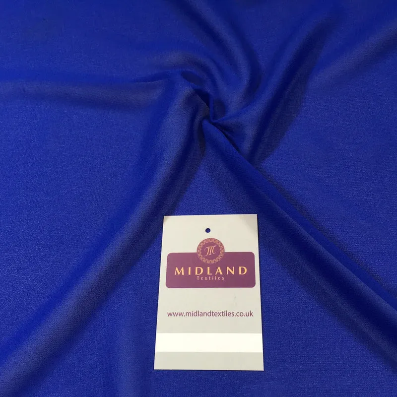 Plain Sheer Georgette Chiffon Fabric – 150cm Wide – M746