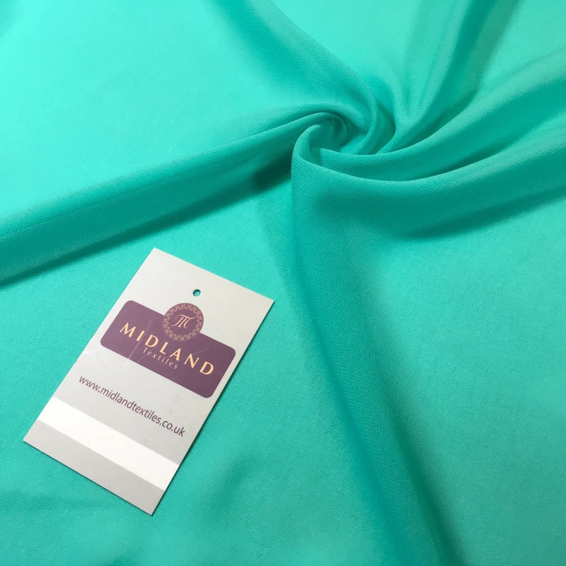 Plain Sheer Georgette Chiffon Fabric – 150cm Wide – M746
