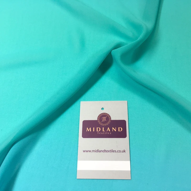 Plain Sheer Georgette Chiffon Fabric – 150cm Wide – M746