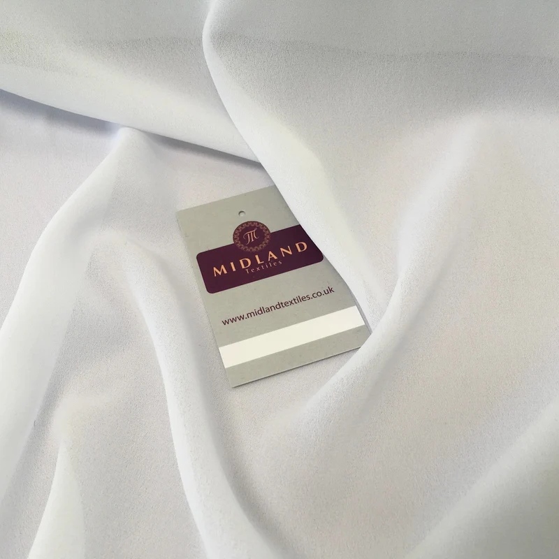 Plain Sheer Georgette Chiffon Fabric – 150cm Wide – M746