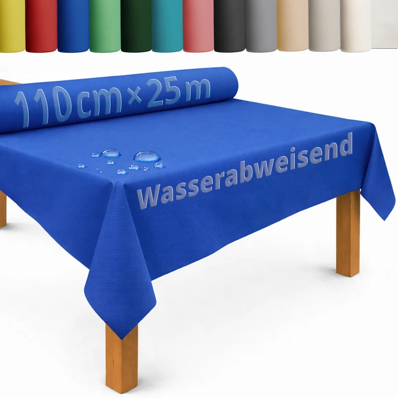 Tischdecke Rolle Vliesstoff Tischläufer Vlies wasserabweisend