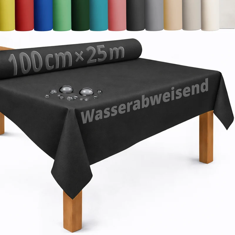 Tischdecke Rolle Vliesstoff Tischläufer Vlies wasserabweisend