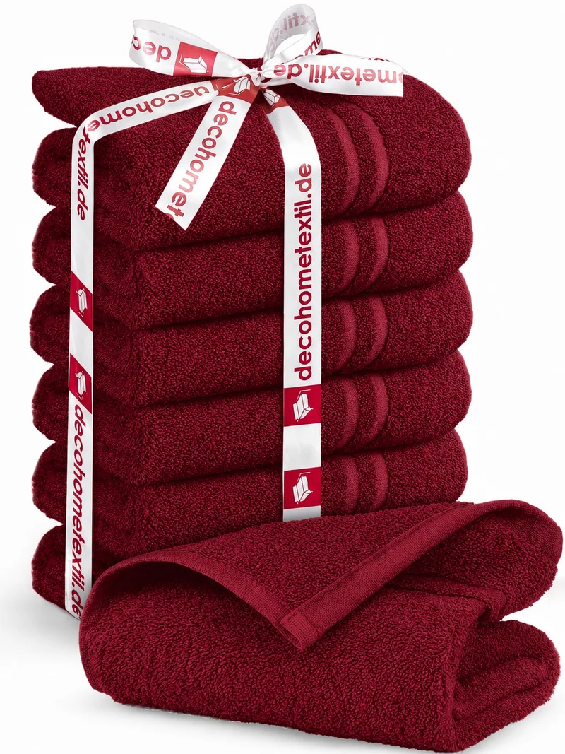 DecoHomeTextil Handtuch-Set aus 100% Baumwolle, kuschelweich