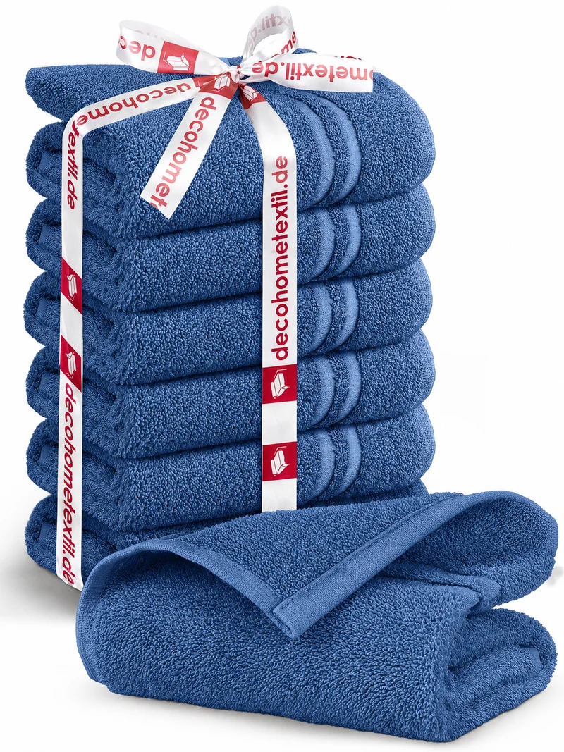 DecoHomeTextil Handtuch-Set aus 100% Baumwolle, kuschelweich