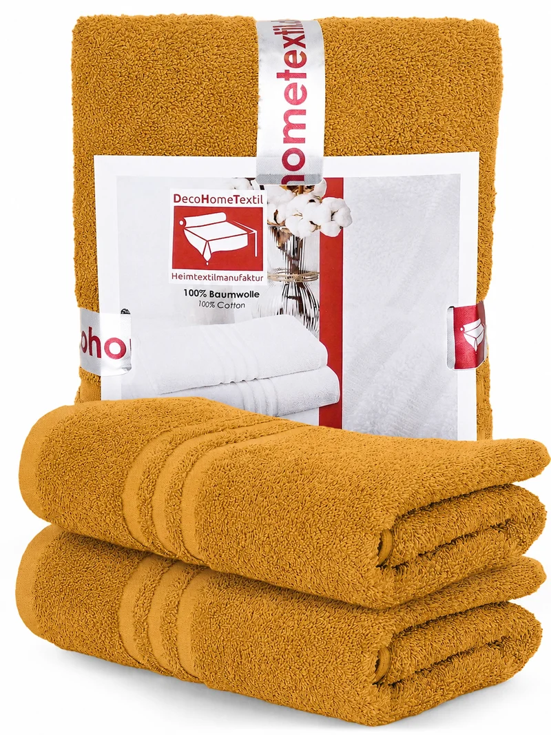 DecoHomeTextil Handtuch-Set aus 100% Baumwolle, kuschelweich