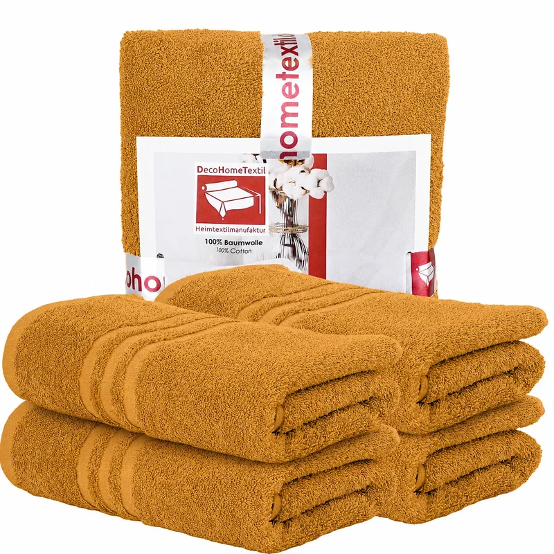 DecoHomeTextil Handtuch-Set aus 100% Baumwolle, kuschelweich