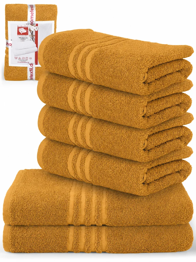 DecoHomeTextil Handtuch-Set aus 100% Baumwolle, kuschelweich