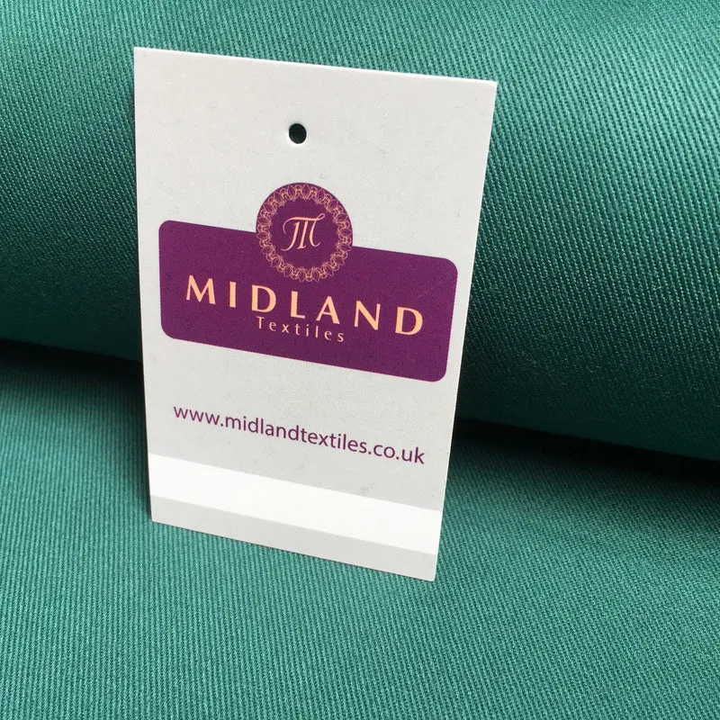 £9.50 Plain 100% Cotton Drill Twill used for Uniforms & Work wear 58" wide MD891