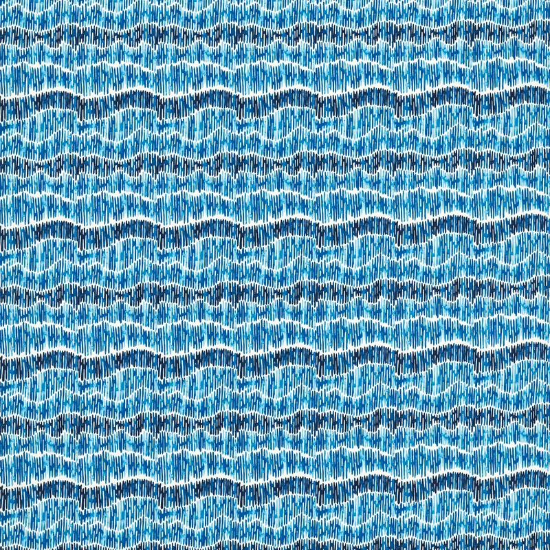 Baumwollstoff Gezeiten - marine