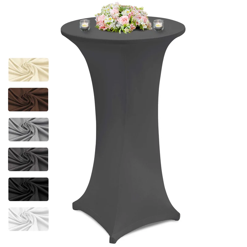 Stehtischhusse mit 200g/m² Ø 70-80 cm, Höhe 110-120 cm