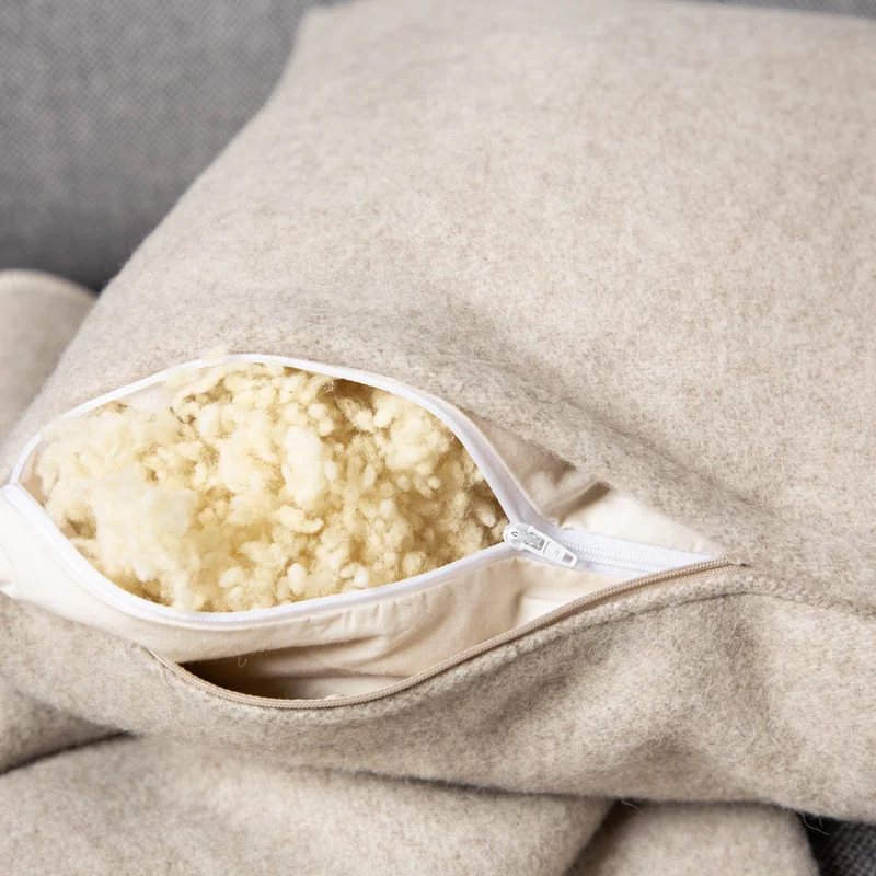 Premium Kuschelkissen | Mongolische Merinowolle