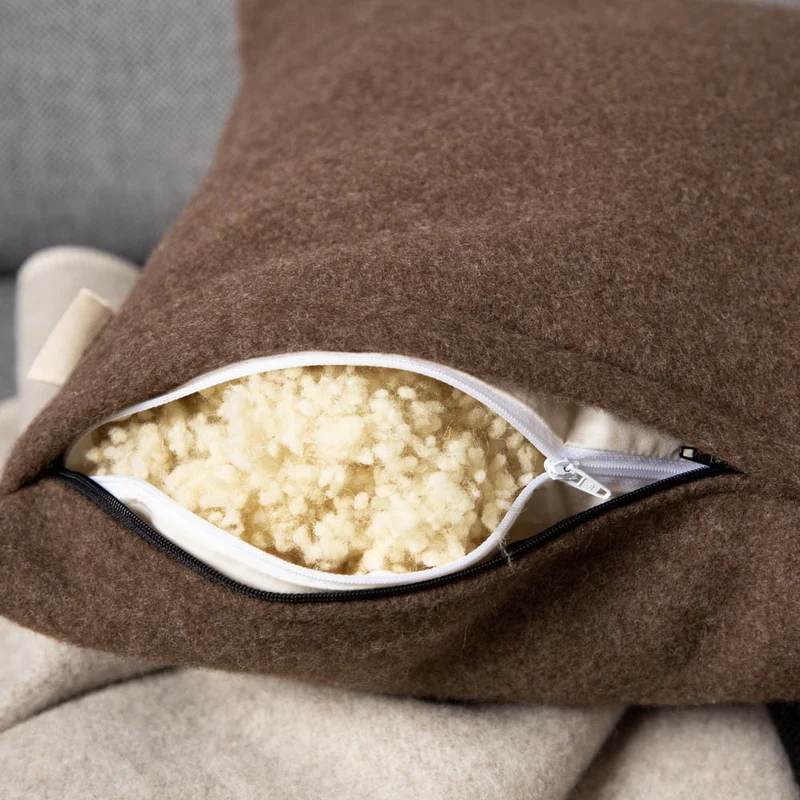 Premium Kuschelkissen | Mongolische Merinowolle