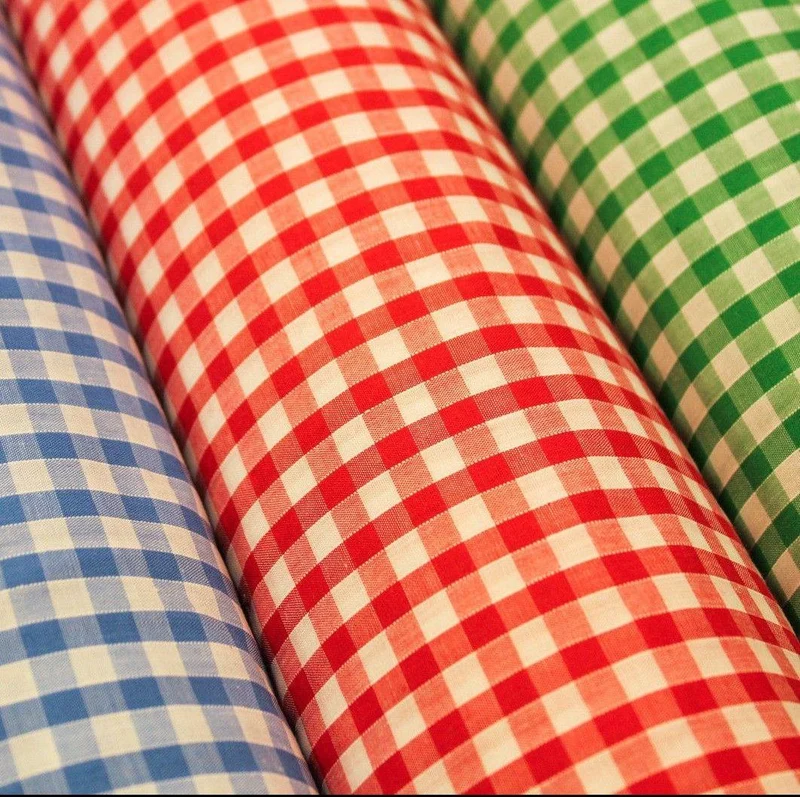 1/4 Inch Cotton Gingham Fabric for Clothing, Aprons, Tablecloths, School - M30