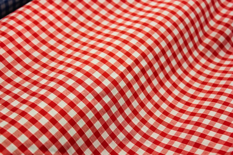 1/4 Inch Cotton Gingham Fabric for Clothing, Aprons, Tablecloths, School - M30