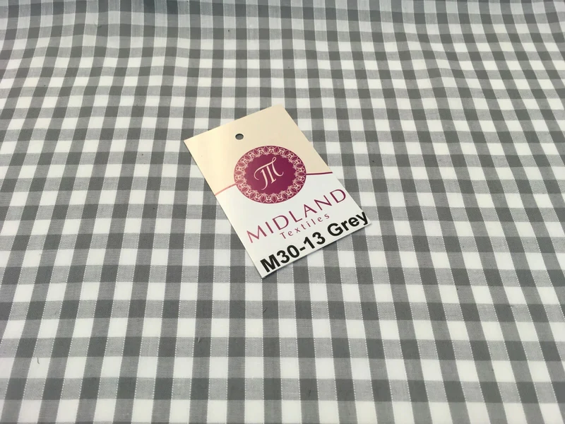1/4 Inch Cotton Gingham Fabric for Clothing, Aprons, Tablecloths, School - M30