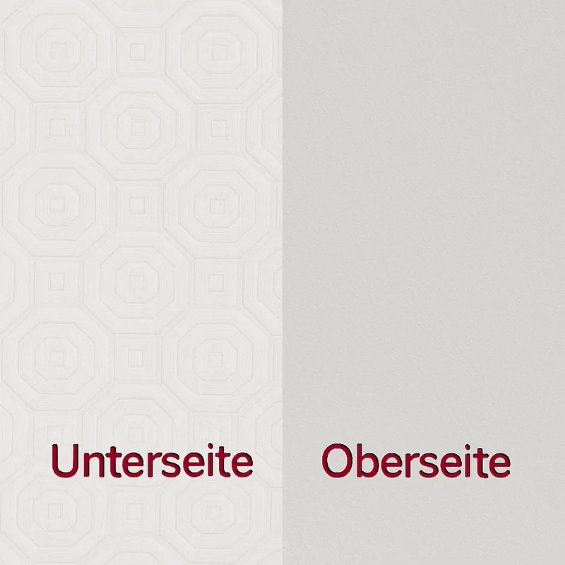 Tischpolster weiß oval