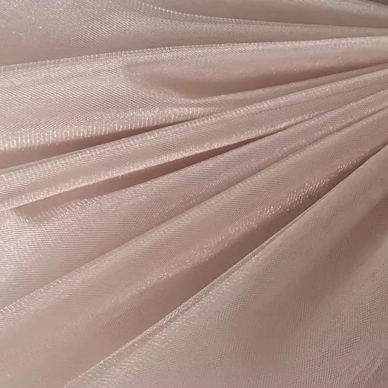 Tüll Stoff Meterware 300 cm breit – mittelfest & leicht glänzend für Kleider & Deko