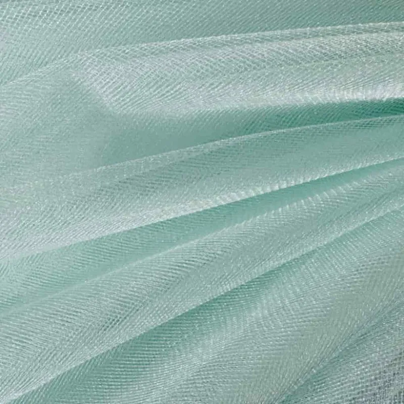 Tüll Stoff Meterware 300 cm breit – mittelfest & leicht glänzend für Kleider & Deko