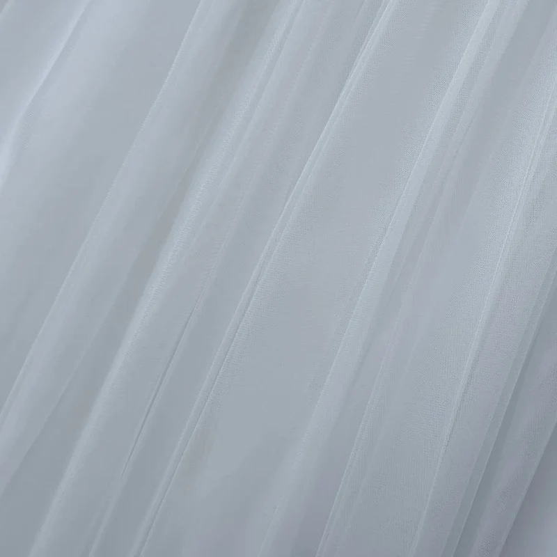 Tüll Stoff Meterware 300 cm breit – weich, matt & elastisch für Kleider & Deko