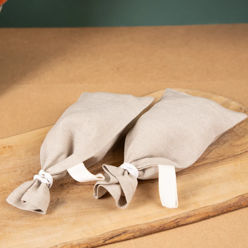 Wiederverwendbare Gefrierbeutel aus Bioleinen