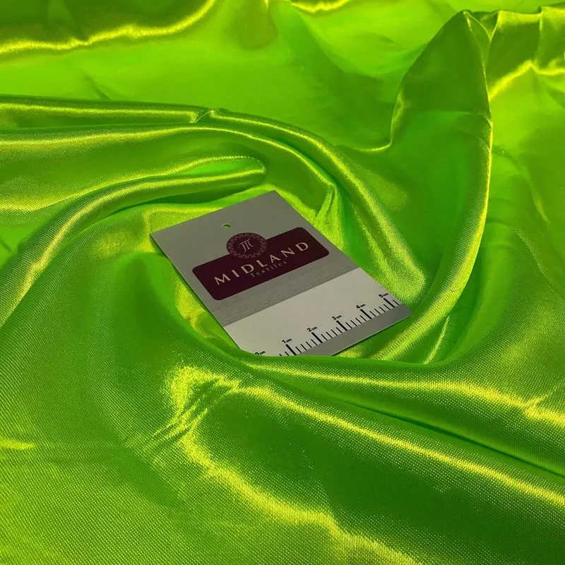 Luxurious Plain Smooth Silky Satin Dressmaking Fabric 58" Wide MS909 Mtex