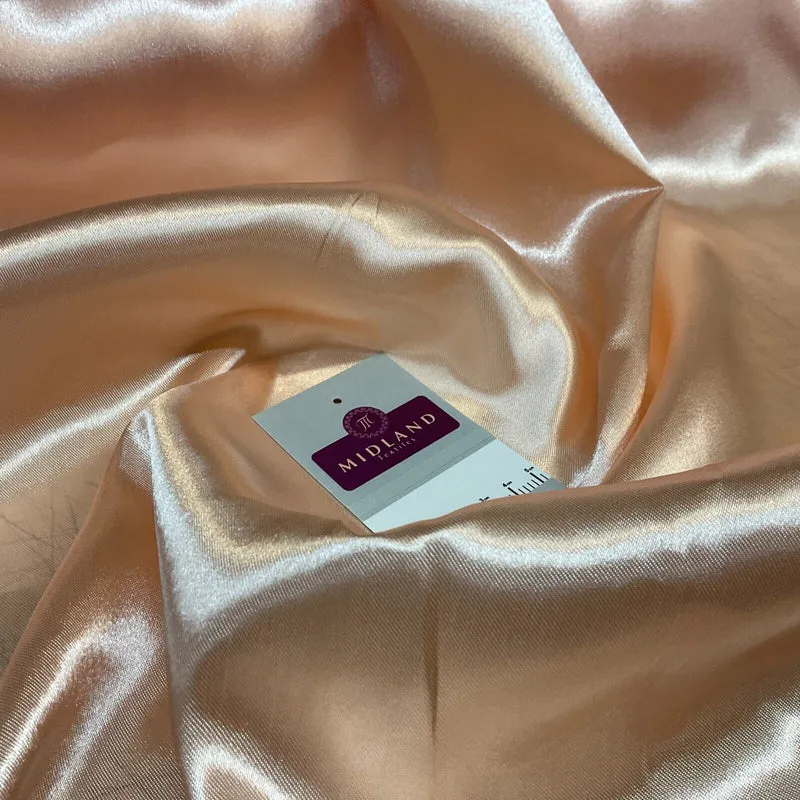 Luxurious Plain Smooth Silky Satin Dressmaking Fabric 58" Wide MS909 Mtex